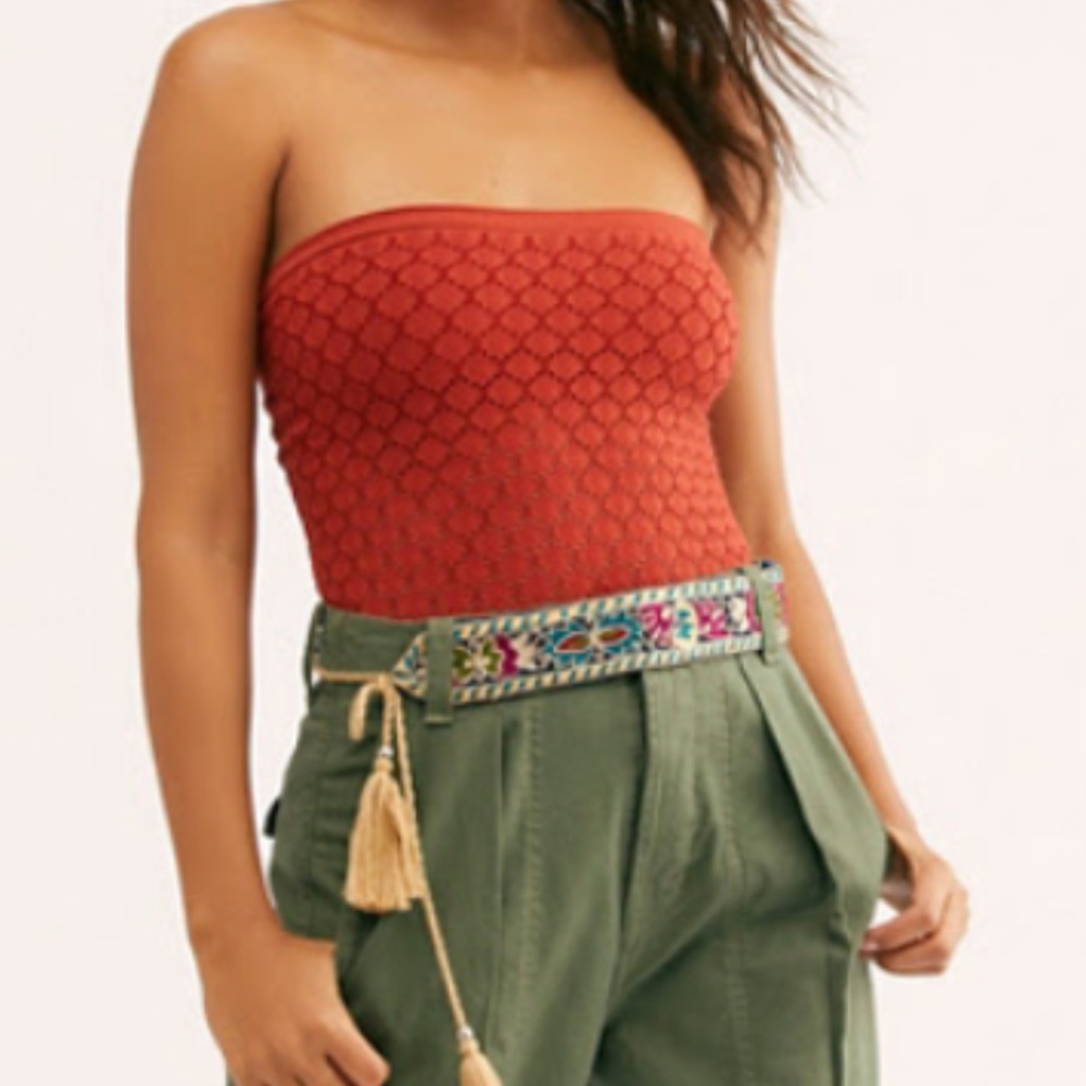 Free People Honey Textured Tube - M/L